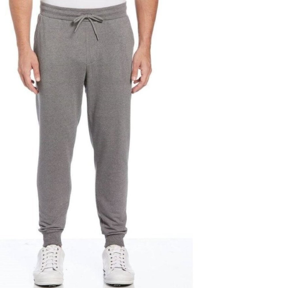 Mens Joggers Grand Slam Gray XL 360 Stretch Motionflow French Terry Sweatpants